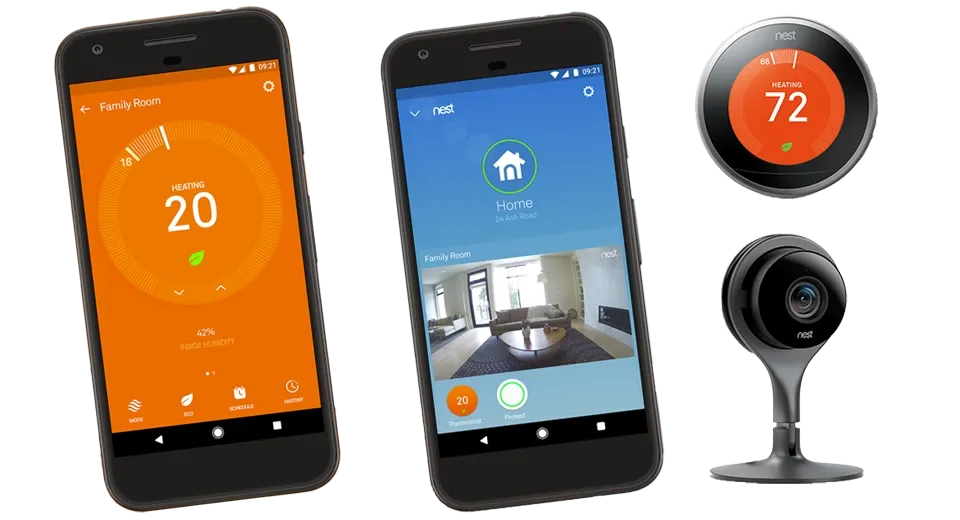 The Google Nest app and devices