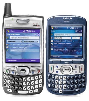 Palm smartphones